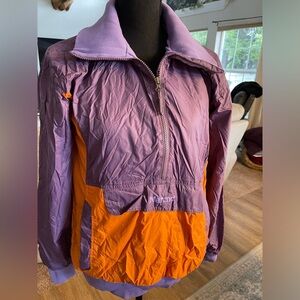 Marmot Purple and Orange Rain Pullover
